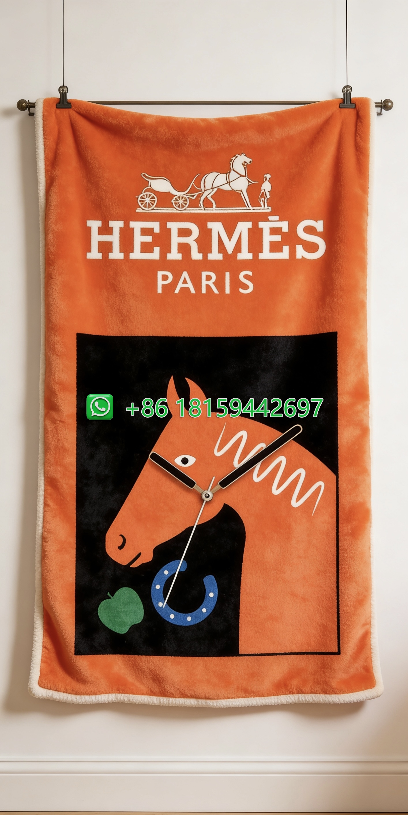 Hermes Throw Blankets